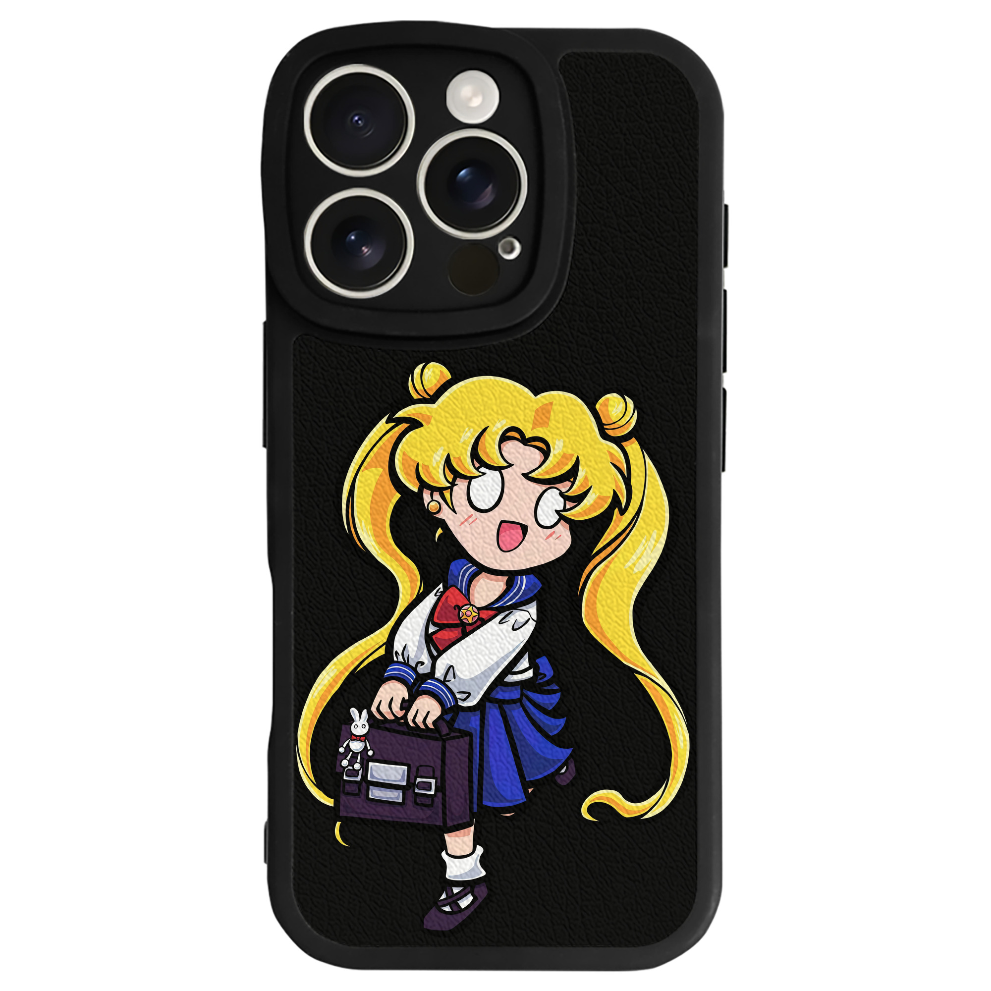 （画像用） 美少女戦士セーラームーン 愛野 美奈子 あいの みなこ Sailor Moon Aino Minako 【iPhone 16シリーズ対応】シリコンスマホケース（レザー調） 材質：シリコン